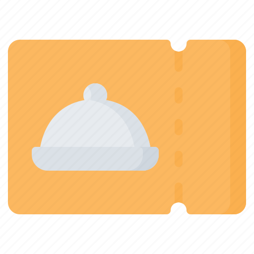 Cloche, coupon, discount, food, restaurant, ticket, voucher icon - Download on Iconfinder