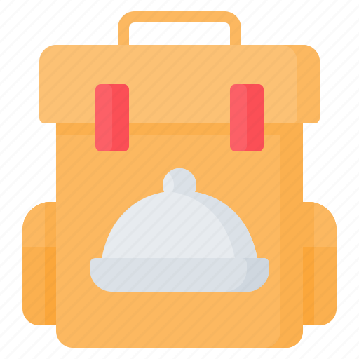 Backpack, bag, delivery, fast food, food, restaurant, shipping icon - Download on Iconfinder