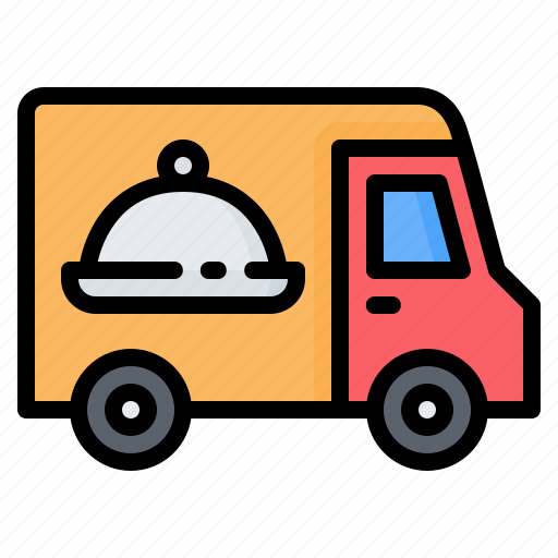 Cargo, cloche, delivery, food, shipping, transportation, truck icon - Download on Iconfinder