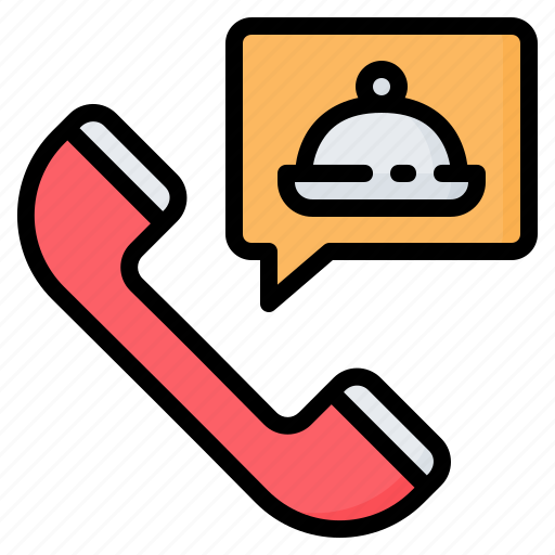 Call, fast food, food, order, phone, restaurant, telephone icon - Download on Iconfinder