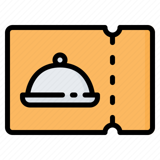 Cloche, coupon, discount, food, restaurant, ticket, voucher icon - Download on Iconfinder