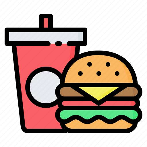 Burger, cup, fast, food, hamburger, sandwich, soda icon - Download on Iconfinder