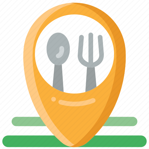 Marker, map, bistro, location, restaurant, placeholder, pin icon - Download on Iconfinder