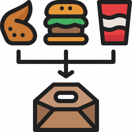 Box, fast, order, delivery, food, kitchen, prepare icon - Download on Iconfinder