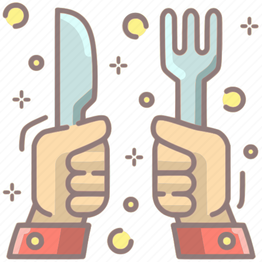 Eating, food, meal, hands, breakfast, utensil, cutlery icon - Download on Iconfinder