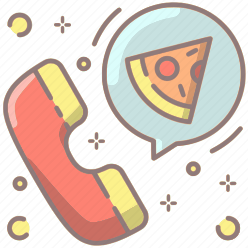 Phone, order, pizza, call, food, restaurant icon - Download on Iconfinder