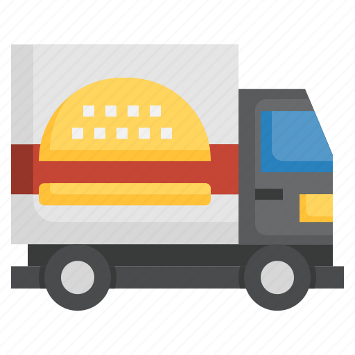 Delivery, truck, online, food, restaurant icon - Download on Iconfinder