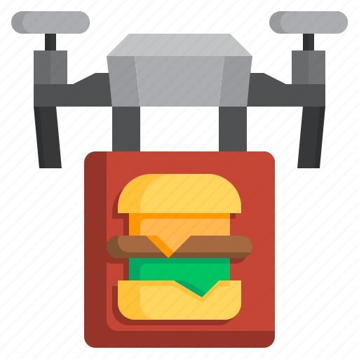 Drone, delivery, online, food, restaurant icon - Download on Iconfinder