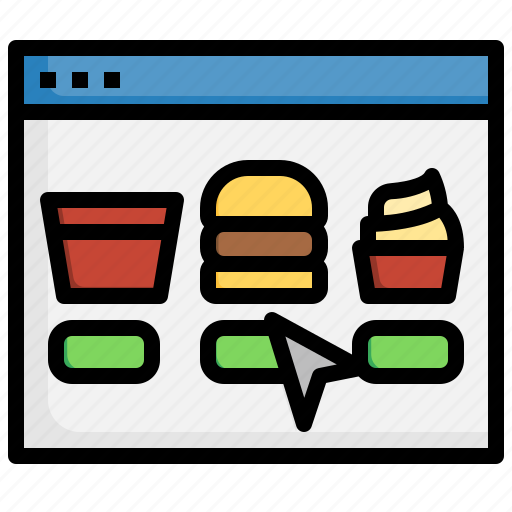 Choose, order, delivery, online, food, restaurant icon - Download on Iconfinder