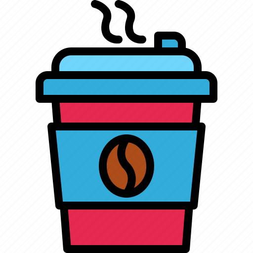 Takeaway, coffee, hot, food, delivery, work from home, food delivery icon - Download on Iconfinder