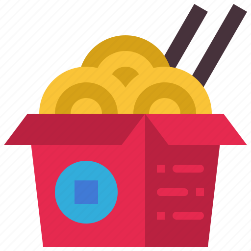 Takeaway, noodles, chinese, food, delivery, work from home, food delivery icon - Download on Iconfinder