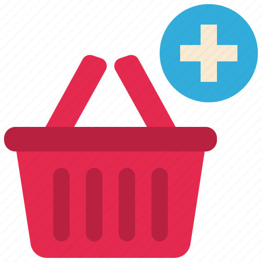 Add, basket, shopping, food, delivery, work from home, food delivery icon - Download on Iconfinder