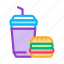 boy, burger, cup, drink, food, online, service 