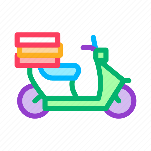 Boy, delivery, food, motorcycle, online, order, service icon - Download on Iconfinder