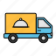 food van, food truck, street food, transport, fast food, shipping 