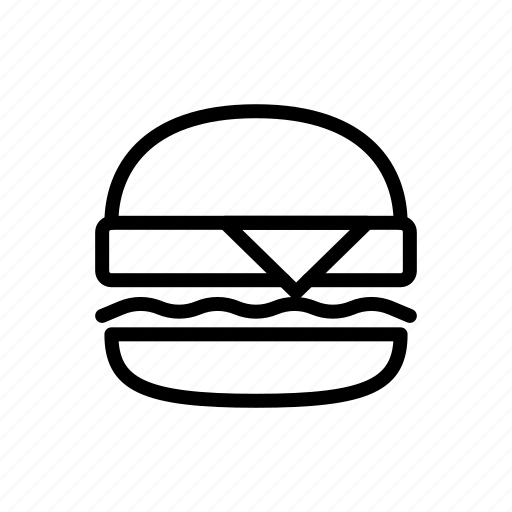 Burger, hamburger, fast food icon - Download on Iconfinder