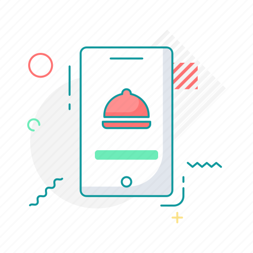 Delivery, food, food delivery, meal, smartphone icon - Download on Iconfinder