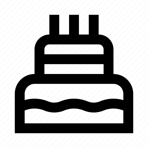 Cake, candles, dessert, marriage, pie, tiered, wedding icon - Download on Iconfinder