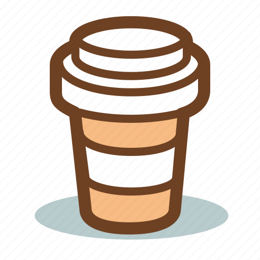 Coffee, cup, disposable, drink, hot icon - Download on Iconfinder