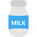 milk, bottle, drink, empty