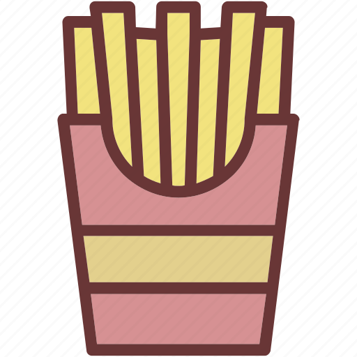 French fries, fastfood, frenchfries, fries icon - Download on Iconfinder