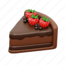 cake, dessert, render, illustration 