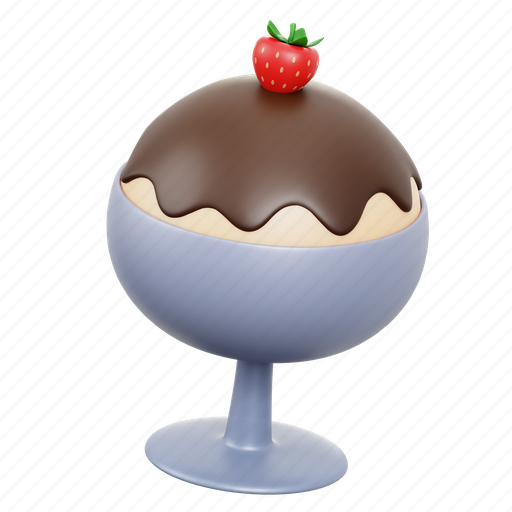 Ice, cream, render, illustration 3D illustration - Download on Iconfinder