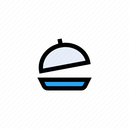 Dish, dishcover, food, meal, restaurant icon - Download on Iconfinder