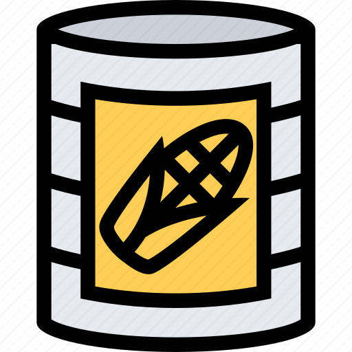 Barbecue, canned, cooking, corn, drink, food, kitchen icon - Download on Iconfinder
