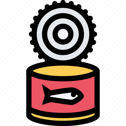 Barbecue, canned, cooking, drink, fish, food, kitchen icon - Download on Iconfinder