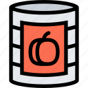 barbecue, canned, cooking, drink, food, kitchen, peach