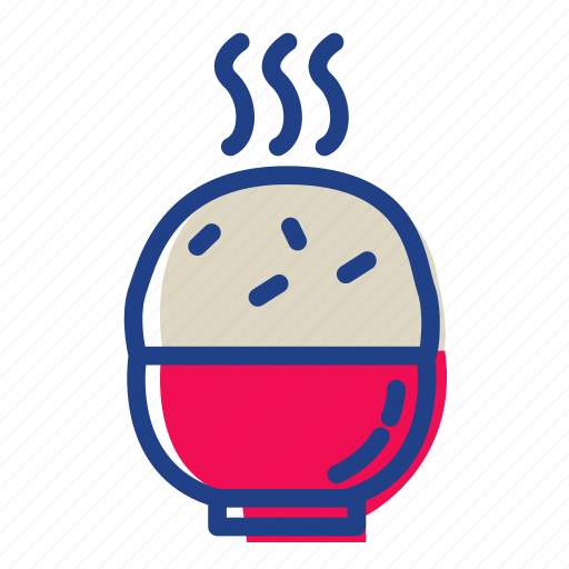 Simple, fnb, rice, bowl icon - Download on Iconfinder