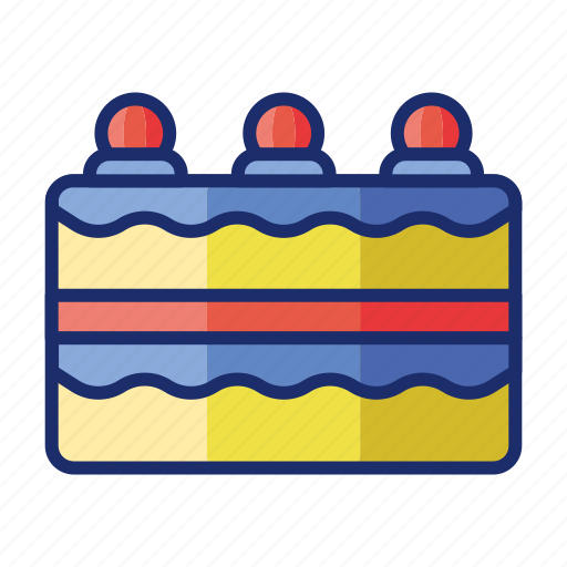 Cake, berry cake, blueberry cheesecake icon - Download on Iconfinder
