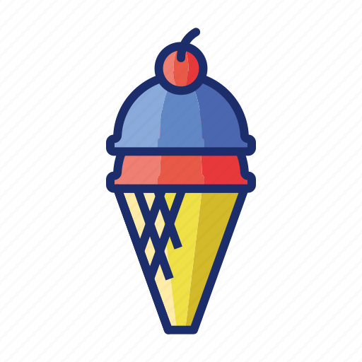 Cream, ice, cone, ice cream icon - Download on Iconfinder