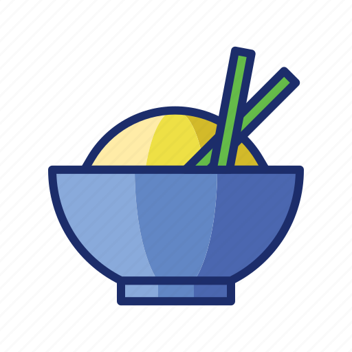 Bowl, rice, rice bowl icon - Download on Iconfinder