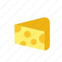 cheese, food, slice