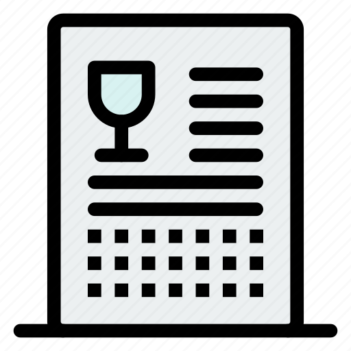 Catalog, cooking, drinks, food, meal icon - Download on Iconfinder