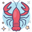 crab, lobster, sea animal, sea creature, seafood 