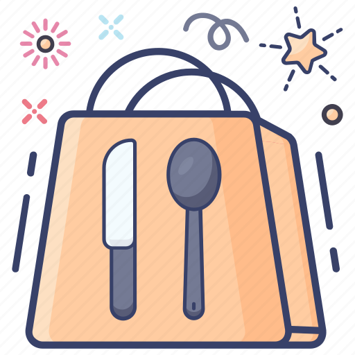 Buy food, food bag, food packaging, food shopping, takeaway food icon - Download on Iconfinder