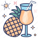 drink glass, fresh juice, juice, pina colada, pineapple juice, refreshment drink, soft drink 