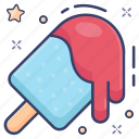 dripping popsicle, ice cream, ice lolly, popsicle, summer dessert 