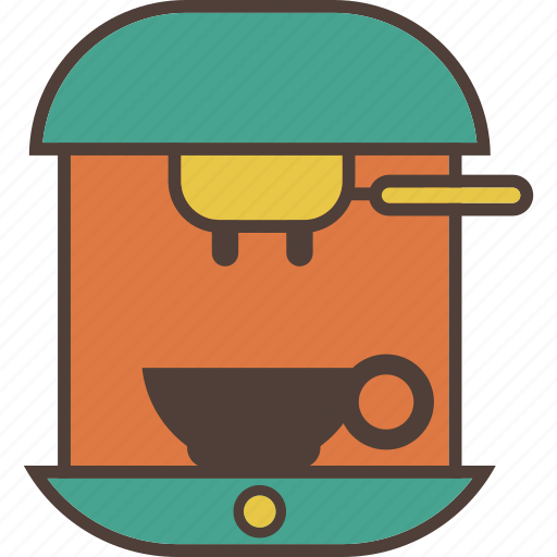 Cafe, coffee, coffee maker, drink, espresso, hot, machine icon - Download on Iconfinder