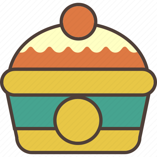 Baking, chocolate, cupcake, frosting, sweet icon - Download on Iconfinder
