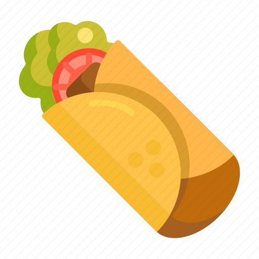 Burrito, food, taco icon - Download on Iconfinder