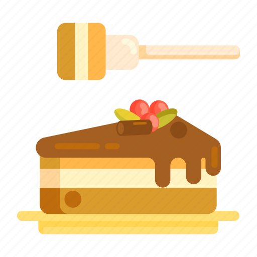 Cake, honey, slice icon - Download on Iconfinder