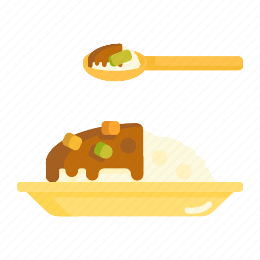 Curry, curry rice, rice icon - Download on Iconfinder