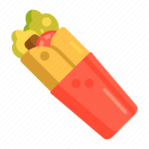 Kebab, roll, taco icon - Download on Iconfinder