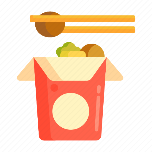 Box, chinese food, chinese takeaway, wok icon - Download on Iconfinder