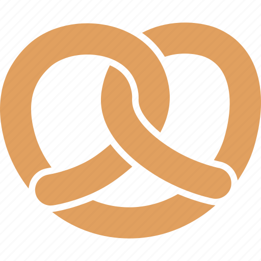 Bread, knot, plain, pretzel, pretzle, soft, twisted icon - Download on Iconfinder