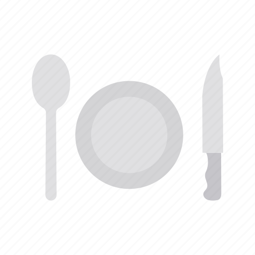 Dinner, fork, lunch, plate icon - Download on Iconfinder